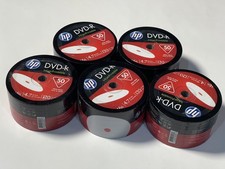 5x HP 50-Pack 16X DVD-R Writable DVD Discs 4.7GB l picture