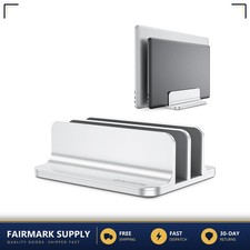 Dual Laptop Stand Adjustable Width Anodized Aluminum Support Two Devices picture