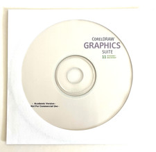 CorelDRAW Graphics Suite 11 Windows Mac Academic Edition VTG Software Disc Key picture