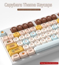 Capybara Keycaps MOA Profile PBT 121 Keys Dye Sub Mechanical Keyboard Set picture