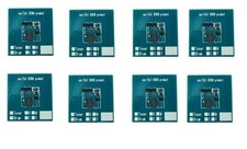 8 PCS XEROX DOCUCOLOR 240 242 250 252 260 TONER CHIP  (C-Y-M-K) picture