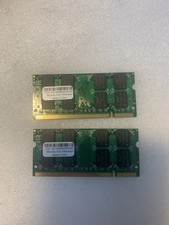 2x PQI 2GB DDR2 800MHz PC2-6400 Laptop Memory SO-DIMM 4GB Kit picture