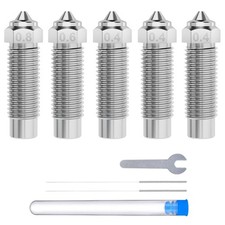 5Pcs Harden Steel Nozzles for Neptune 4 Plus/Max, Wear-Resistant 3D Printer Nozz picture