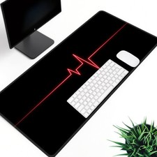 DOS Large Gaming Mouse Pad Compatible for PC/Laptop Desk with Non-Slip Base & picture