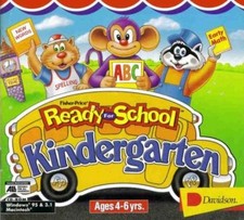 Fisher-Price Ready For School: Kindergarten PC CD learn time numbers math game picture