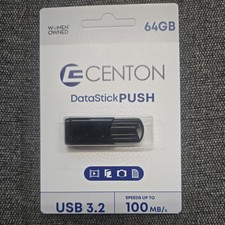64GB Centon Datastick Pro USB3.2 Type A Flash Drive - Black picture