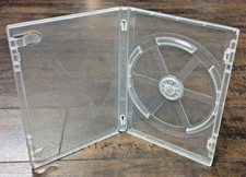 Lot 100 Clear DVD Cases Single Disc Replacement (14mm Standard Size) NEW picture