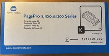 Konica Minolta PagePro 8,1100, & 1200 Toner Cartridge (K) AP NOS Sealed picture