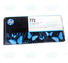 Genuine HP 772 Light Cyan 300ml CN632A Ink Cartridge DesignJet Z5200 Z5400  picture