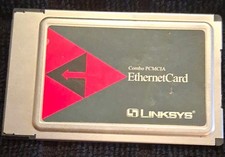 Linksys EC2T PCMCIA Type II PC Card LAN Network Adapter 10/100 Mbps picture