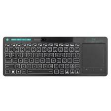 Mini Bluetooth Wireless Keyboard Multicolor Backlit Rechargeable Android TV PC picture