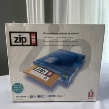 Iomega Zip 100 Portable USB Drive, MAC & PC, NEW FACTORY SEALED PACKAGE picture