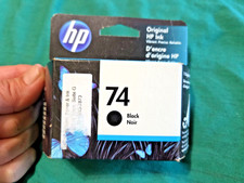 HP 74 NEW Original Ink Cartridge Black DeskJet OfficeJet Exp 05/2022 SEALED picture