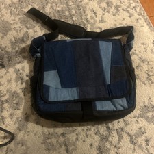 TERRACYCLE ® Denim LAPTOP Messenger Carry BAG - New With Tag NWT picture