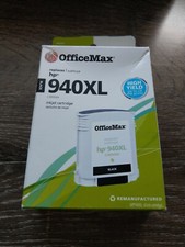 OfficeMax Black, High Yield, Ink Cartridge Replacement, HP 940XL, Printer, Ink picture