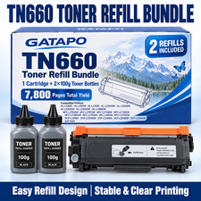 TN660 Black Refill Toner Kit For TN760 MFC-L2700DW MFC-L2707DW MFC-L2720DW picture
