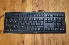 Cherry Stream JK-85 Keyboard JK-8500DE-2 German QWERTY Faulty Ctrl Cap Loose picture