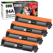4 Pack 94A CF294A Toner Cartridge For HP LaserJet Pro MFP M118dw M148fdw M149fdw picture