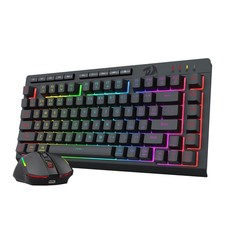 Redragon S155-PRO Wireless Gaming Keyboard Mouse Set 75% Compact picture