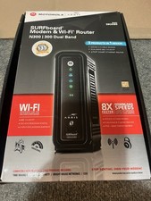 Motorola Surfboard Modem And Wi-Fi Dual Band Router New  picture
