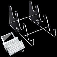 1 Pcs Clear Acrylic 3 Tier Mechanical Keyboard Display Stand picture