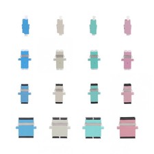 100PCS Fiber Optical Couplers SC LC/UPC Simplex Duplex Single/Multimode OM3 OM4 picture