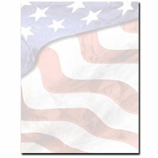100 PCS Grand Old Flag Letterhead Laser Inkjet Printer Paper Stationery Note picture