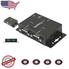 Industrial 2-Port USB to Serial COM Port Adapter, FTDI, TAA Compliant picture