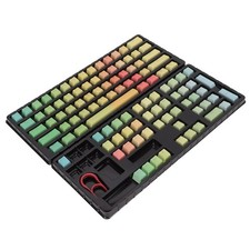 Keycaps PBT Translucent Sublimation Rainbow Gradient Mechanical 108 Keycaps VFUE picture
