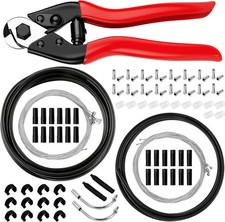 Bike Brake Cable Kit 103pcs Stainless Steel Cutter Shifter Cables picture