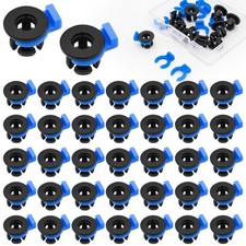 40PCS Bowden Tube Coupler Collet Clamp Clip Bowden Collet and Clip Set Plasti... picture