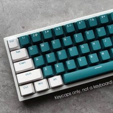 PBT Double-shot Keycap Set 117keys Mars Green for Cherry MX Mechanical Keyboards picture