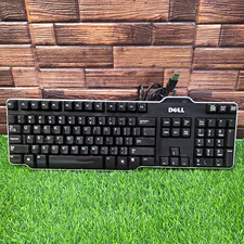 Dell USB Wired Keyboard Model L100 for Desktop PC Laptop Used In Good Condition picture