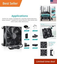 USB Powered Computer PC Case Fan 120mm 5V Silent Chassis Cooler For Router TV picture