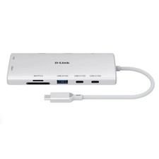 D-Link 10-in-1 USB-C Hub Max 100W Power Delivery Dual 4K HDMI Ports 2xUSB-C & 2x picture