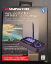 Monster Bluetooth 2 In 1 Wireless Audio Adapter, Brand New in Sealed Box picture