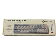 Keychron B6 Pro Ultra-Slim Wireless Keyboard Model B6P-K13 Windows/Mac Retro Red picture