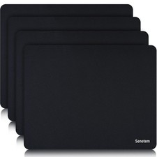 4-Pack Mouse Pad, Ultra-Smooth Gaming Mousepad, Non-Slip Rubber Base, Washabl... picture