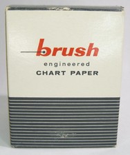 Brush Instruments Vintage 2 Channel Ink Recording Engineered Chart Paper Unused picture