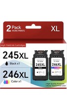 NEW 2 Pack 245XL 246XL Ink Cartridge Combo Replacement for Cannon MX492 TR4520 picture
