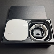 eero A010001 1st Gen Mesh WiFi Router Extender - White + Power (5B) J picture