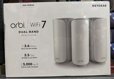 NETGEAR Orbi 260 Series Dual Band WiFi 7 Mesh Router System (RBE263-100NAS) picture