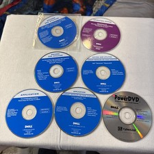 Lot Of 7 Dell Reinstalling System Software Minor Scratching picture