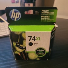 HP 74XL BLACK HIGH YIELD INK CARTRIDGE NIB UNOPENED BOX PACKAGE NEW OLD STOCK picture