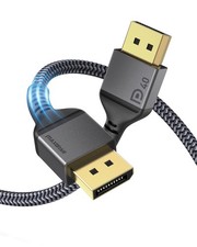 Maxonar VESA Certified DisplayPort 2.1 Cable, 16K 6.6 ft, Deep Grey picture