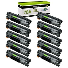 10x GREENCYCLE CE278A 78A Toner for HP LaserJet Pro P1606dn P1566 M1536dnf P1606 picture