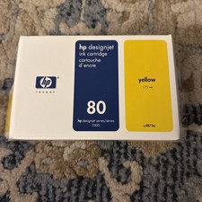 Sealed HP #80 Designjet Ink Cartridge Yellow C4873A picture
