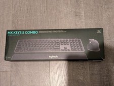 OPEN BOX Logitech Masters MX Keys S Combo Wireless Keyboard/Mouse/Palm Rest picture