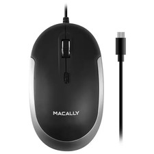 Silent USB Type C Mouse Wired for Mac/Pc, Compact Design and Optical Sensor and picture