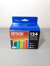 Genuine Epson 124 Ink Cartridges 3 Pack T124520 Expired 02/2022 picture